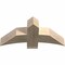 Ekena Millwork Bellingham Rough Sawn Timber Gable Bracket, Douglas Fir, 36"W x 16"H x 6"D x 6"F, 11/12 Pitch GBW036X16X0606BEL00RDF - alternate 4